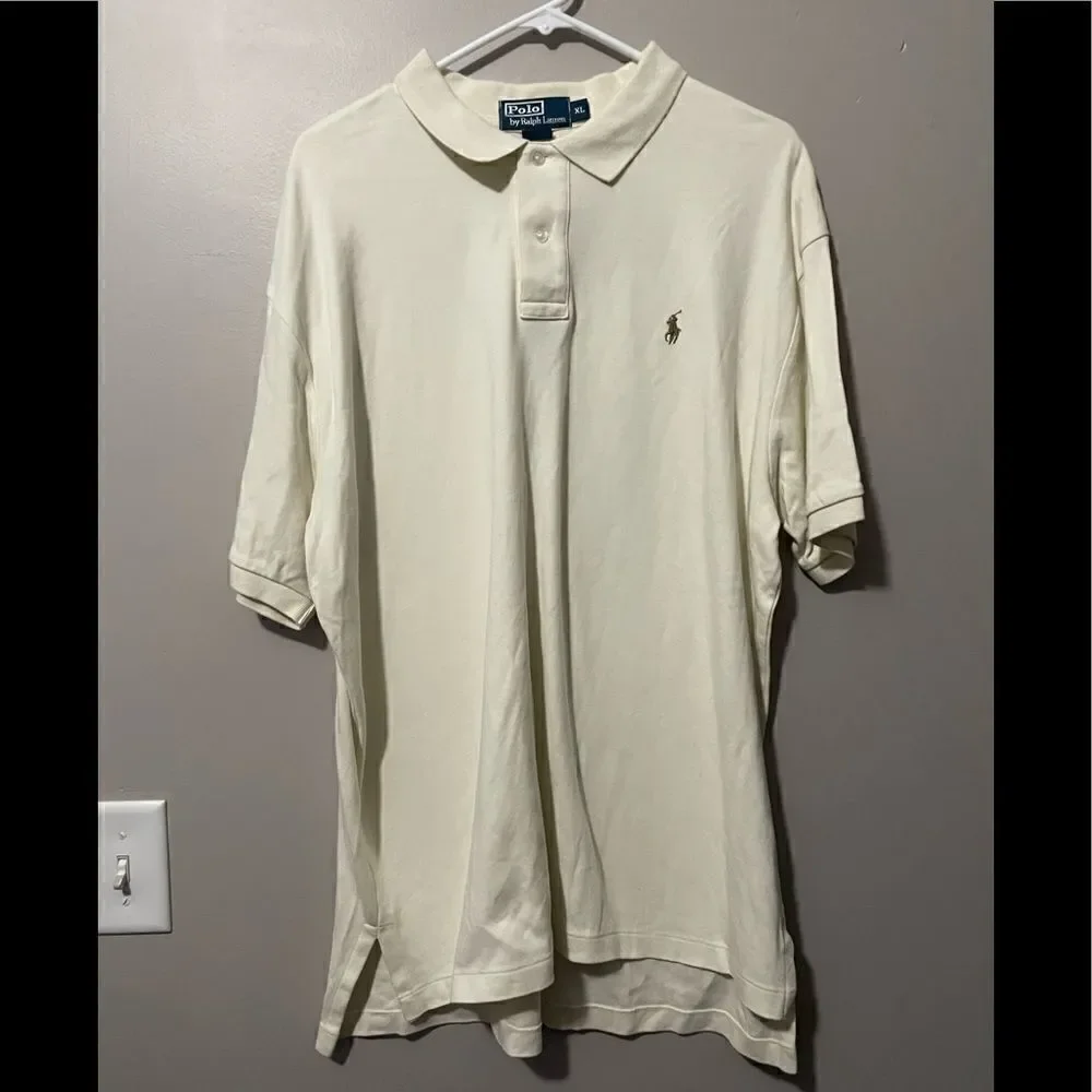 VINTAGE Polo Ralph Lauren short sleeve collar shirt